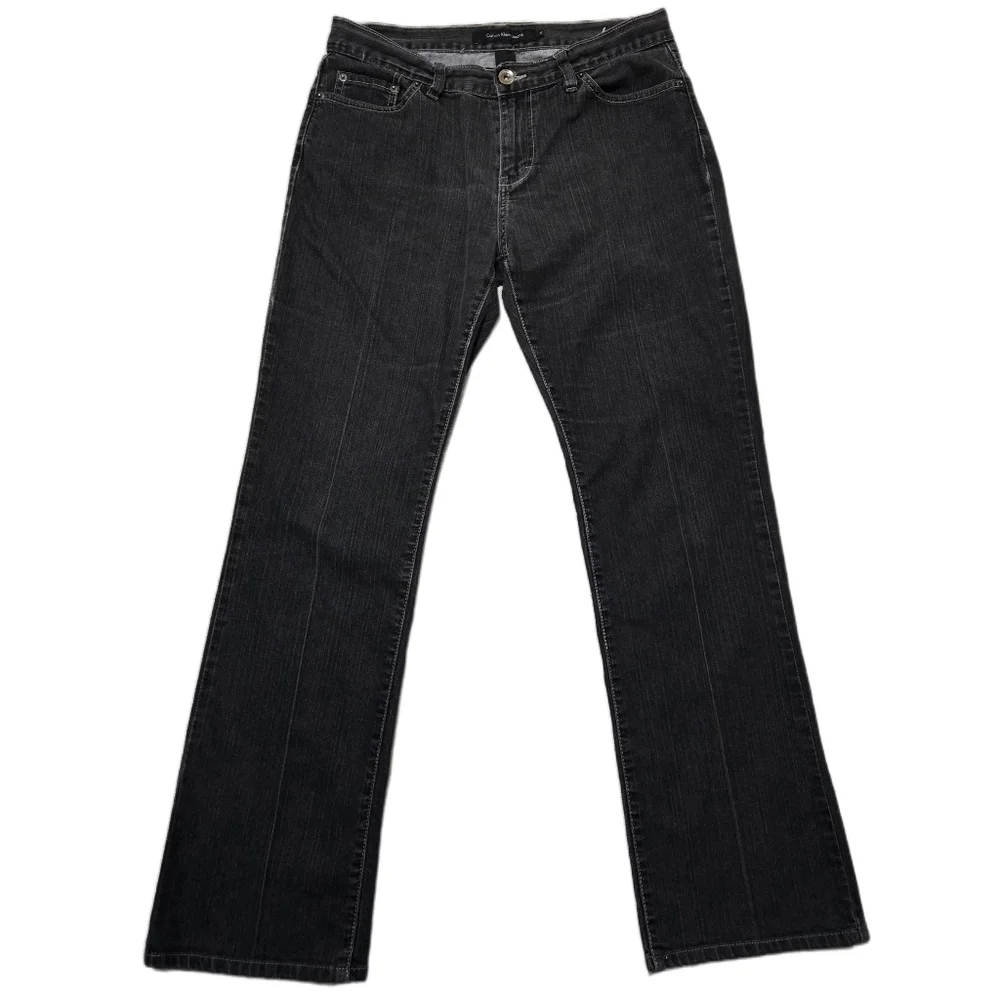 Calvin Klein Vintage Y2K Black Bootcut Jeans Size 10